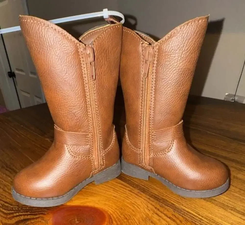OshKosh B'gosh Toddler Lumi Mid-Calf Riding Boots Brown